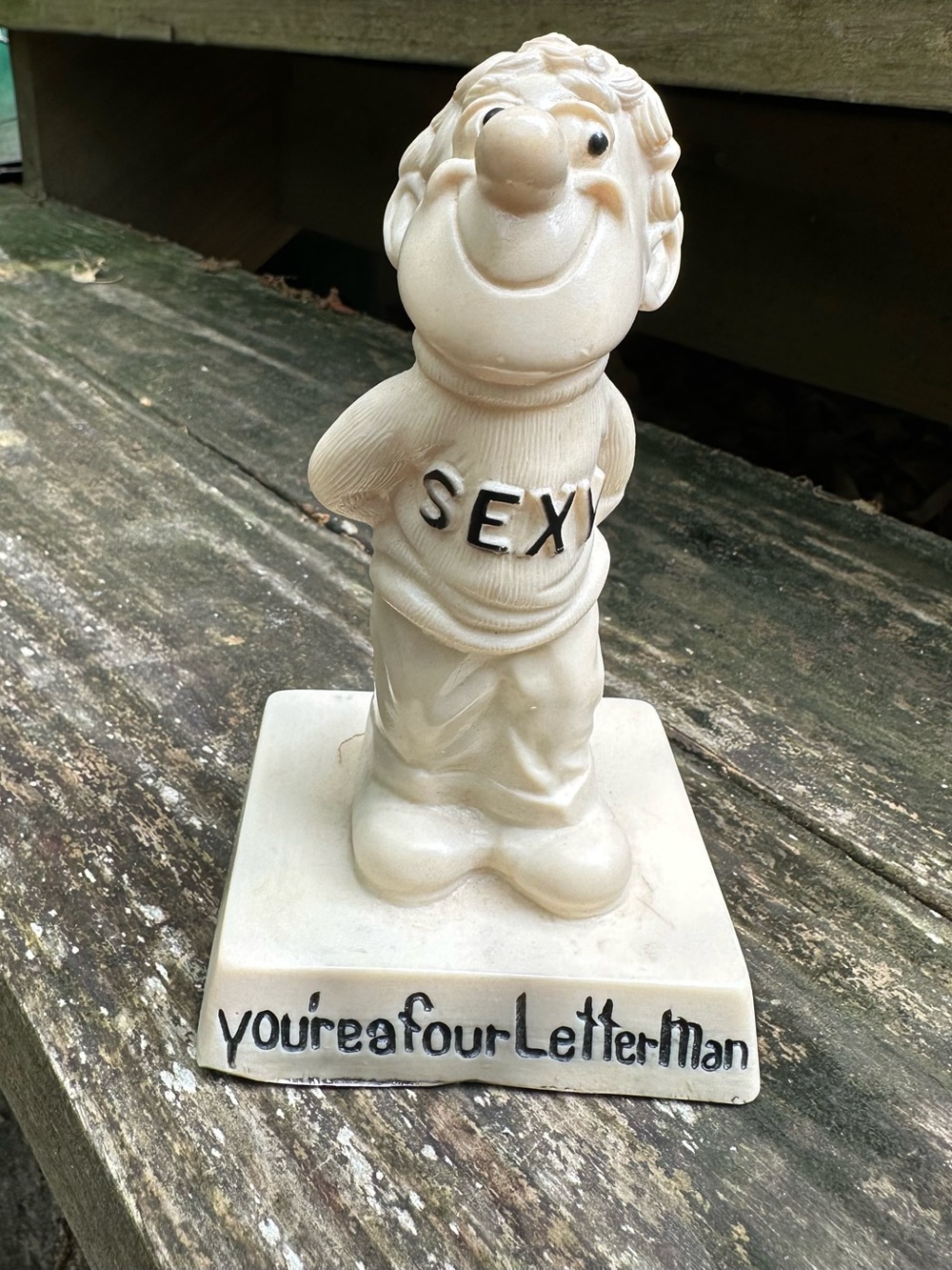 Russ Berrie & Co Novelty Figurine 'SEXY' Man